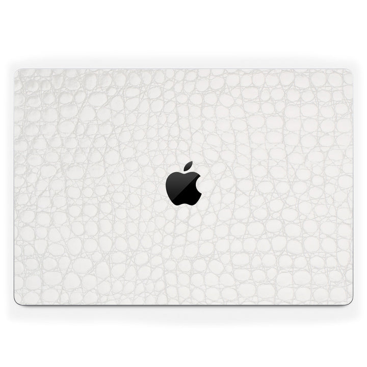 MacBook Pro 16" (2024 M4) Leather Series WhiteAlligator Skin