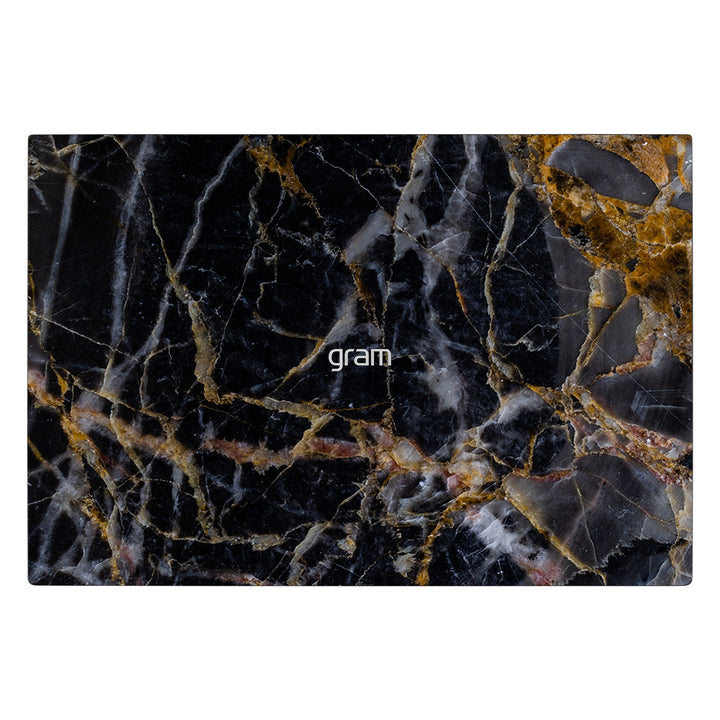 LG Gram 15.6-inch Marble Series Black Gold Skin