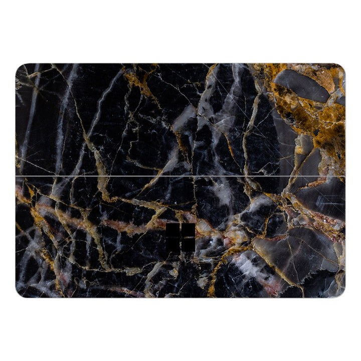 Surface Laptop Studio 2 Marble Series Black Gold Skin