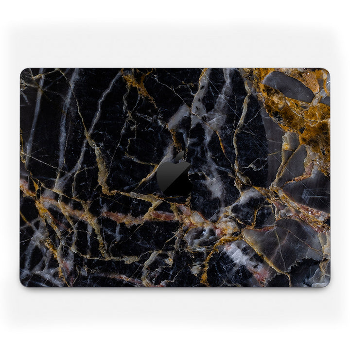 MacBook Pro 14" (2024, M4) Marble Series Black Gold Skin