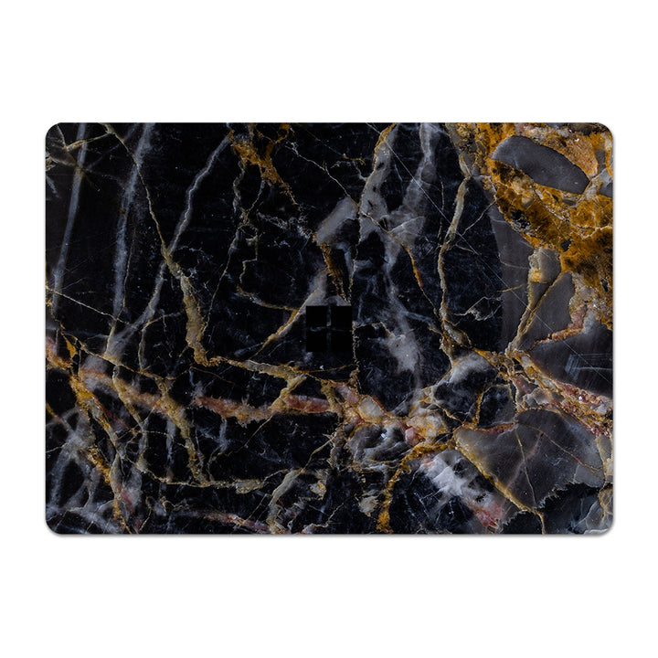 Surface Laptop 7 15" Marble Series Black Gold Skin