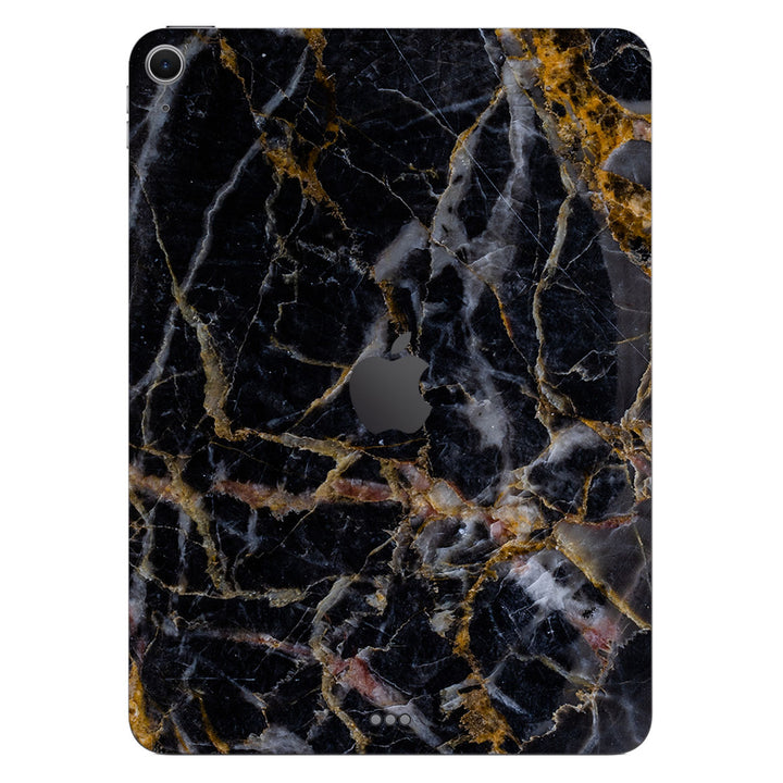 iPad Air 11" M2 Marble Series Black Gold Skin