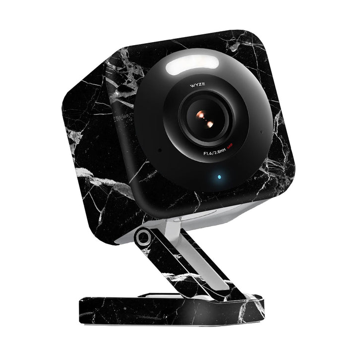 Wyze Cam v4 Marble Series Black Skin