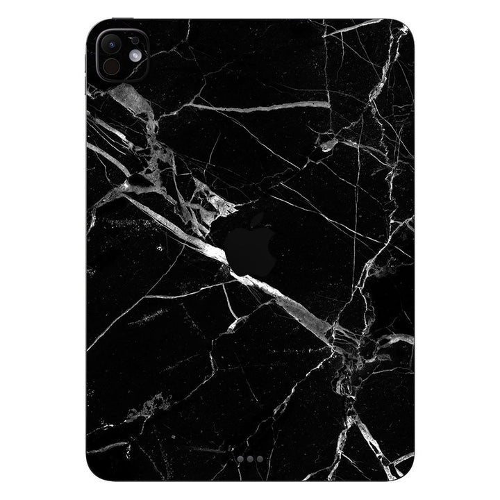 iPad Pro 11" M4 Marble Series Black Skin