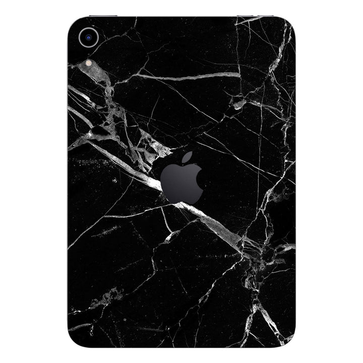 iPad Mini 7 (A17 Pro) Marble Series Black Skin