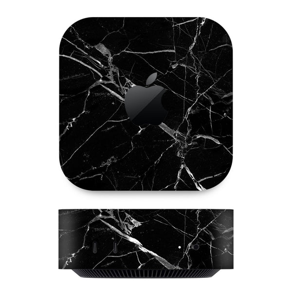 Mac Mini M4 Marble Series Black Skin