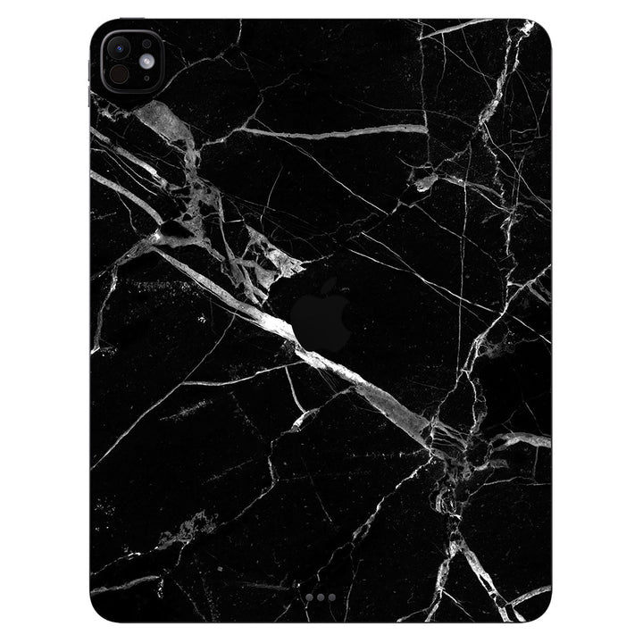 iPad Pro 13" M4 Marble Series Black Skin