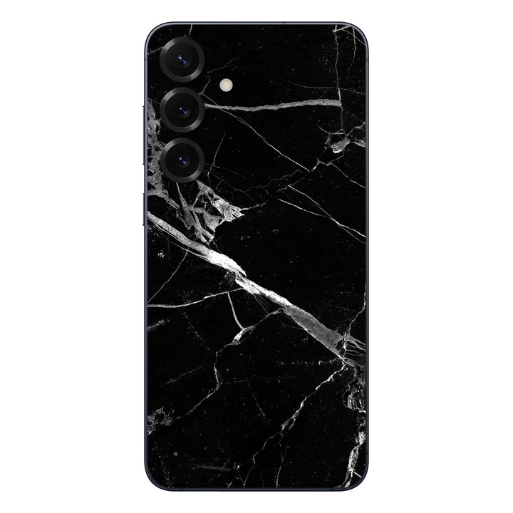 Galaxy S25 Plus Marble Series Black Skin