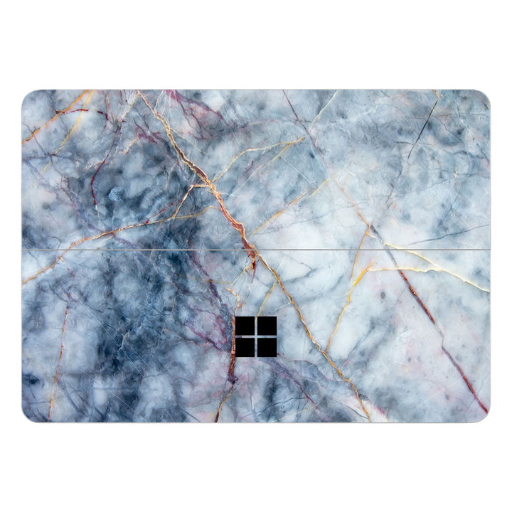 Surface Laptop Studio 2 Marble Series Blue Gold Skin