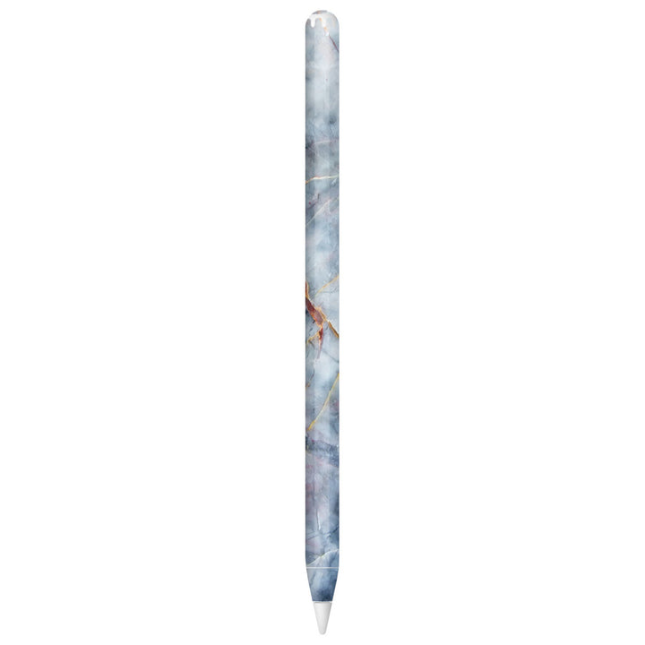 Apple Pencil Pro Marble Series Blue Gold Skin