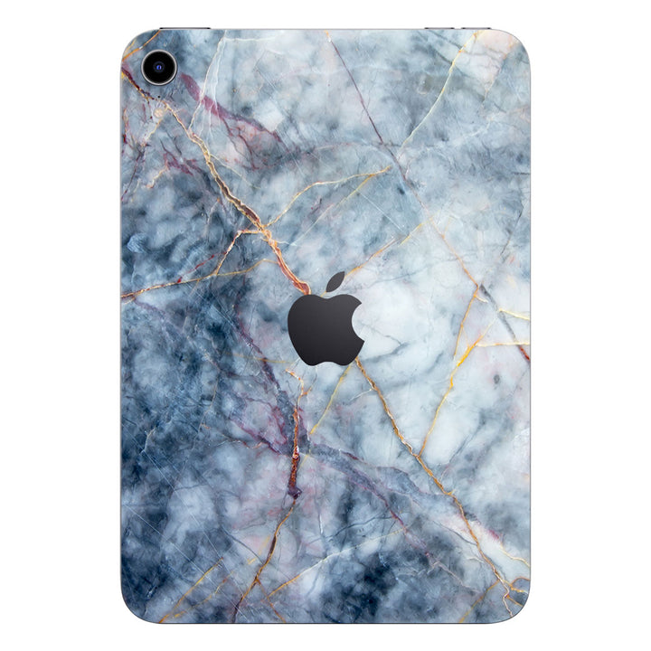 iPad Mini 7 (A17 Pro) Marble Series Blue Gold Skin