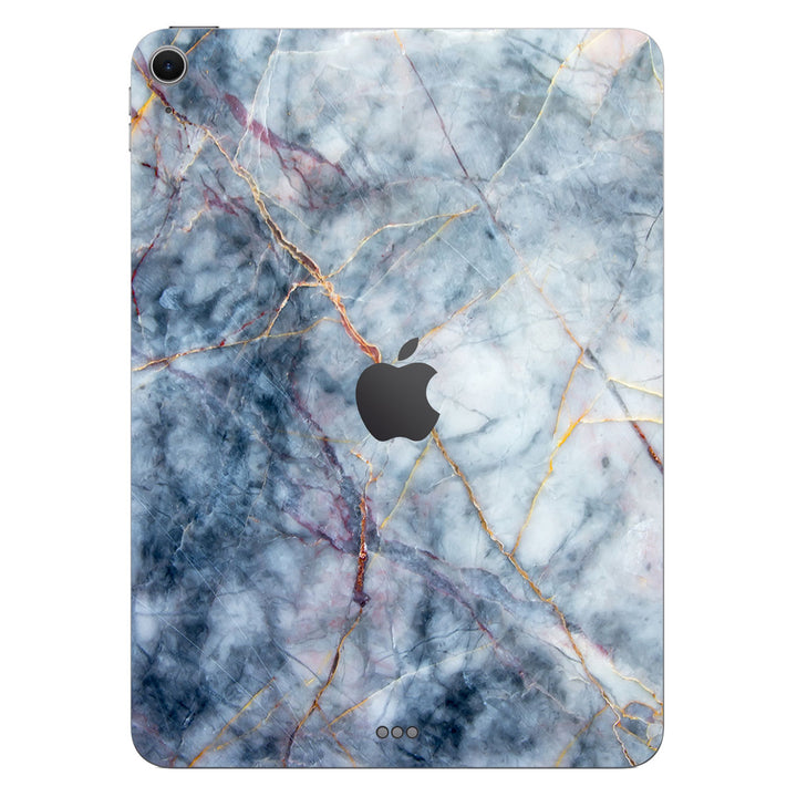 iPad Air 11" M2 Marble Series Blue Gold Skin