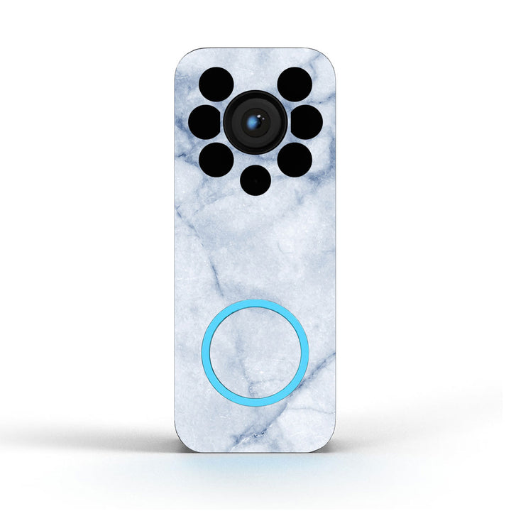 Wyze Video Doorbell v2 Marble Series Blue Skin