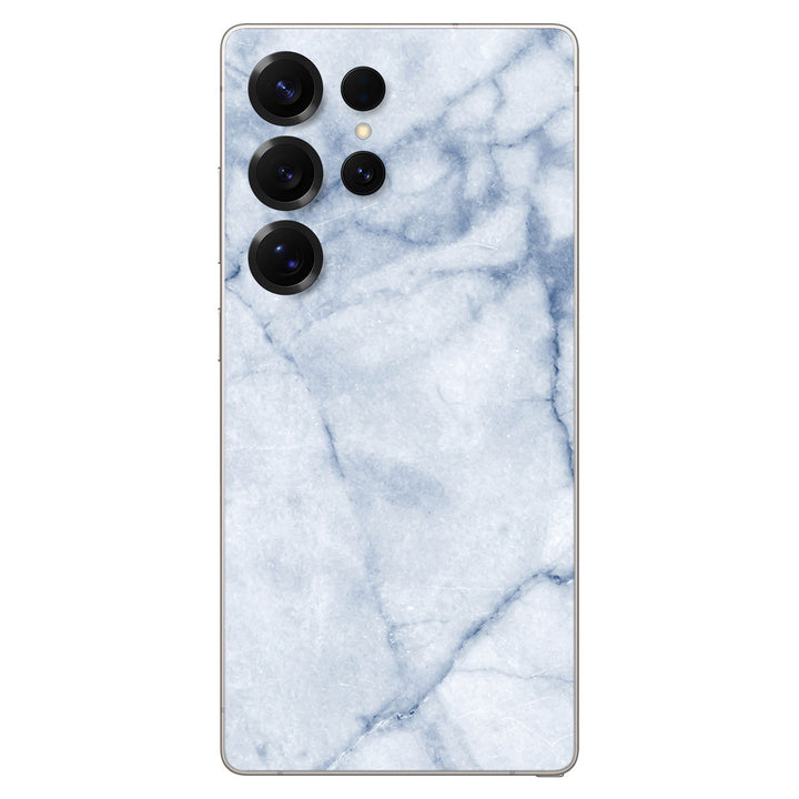 Galaxy S25 Ultra Marble Series Blue Skin