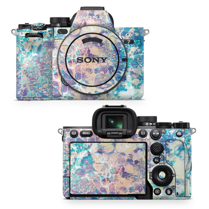 Sony A7 IV Mirrorless Camera Marble Series Skins - Slickwraps