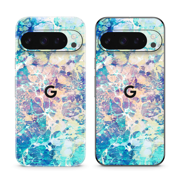 Pixel 9 Pro Marble Series Cotton Candy Skin