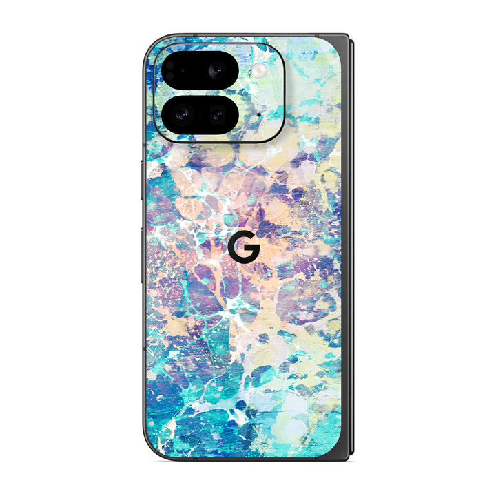 Pixel 9 Pro Fold Marble Series Cotton Candy Skin