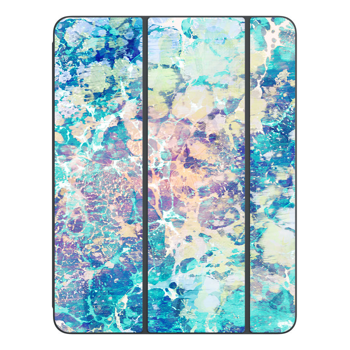 Smart Folio for iPad Pro 13-inch (M4) Marble Series Cotton Candy Skin