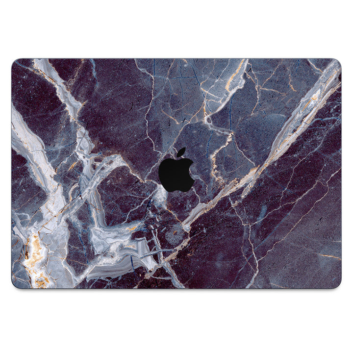 MacBook Air 15” (2025 M4) Marble Series Dark Blue Skin