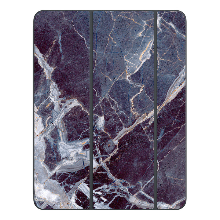 Smart Folio for iPad Pro 13-inch (M4) Marble Series Dark Blue Skin