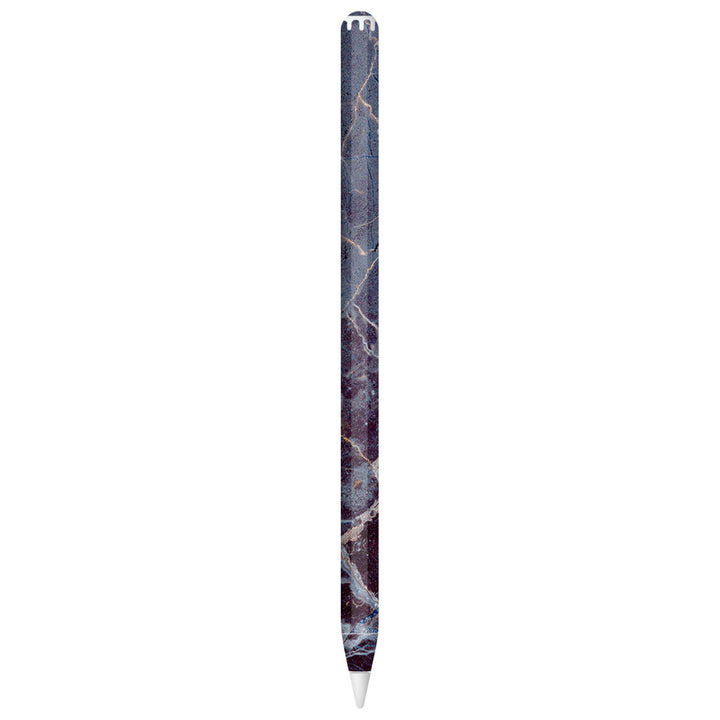 Apple Pencil Pro Marble Series Dark Blue Skin