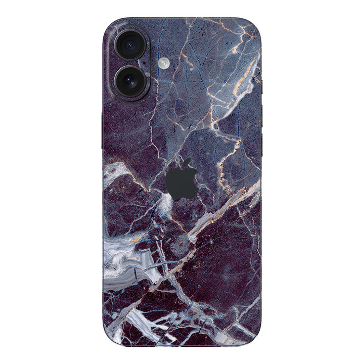 iPhone 16 Marble Series Dark Blue