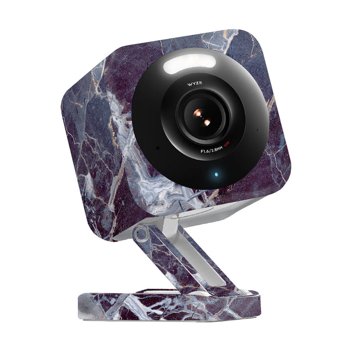 Wyze Cam v4 Marble Series Dark Blue Skin