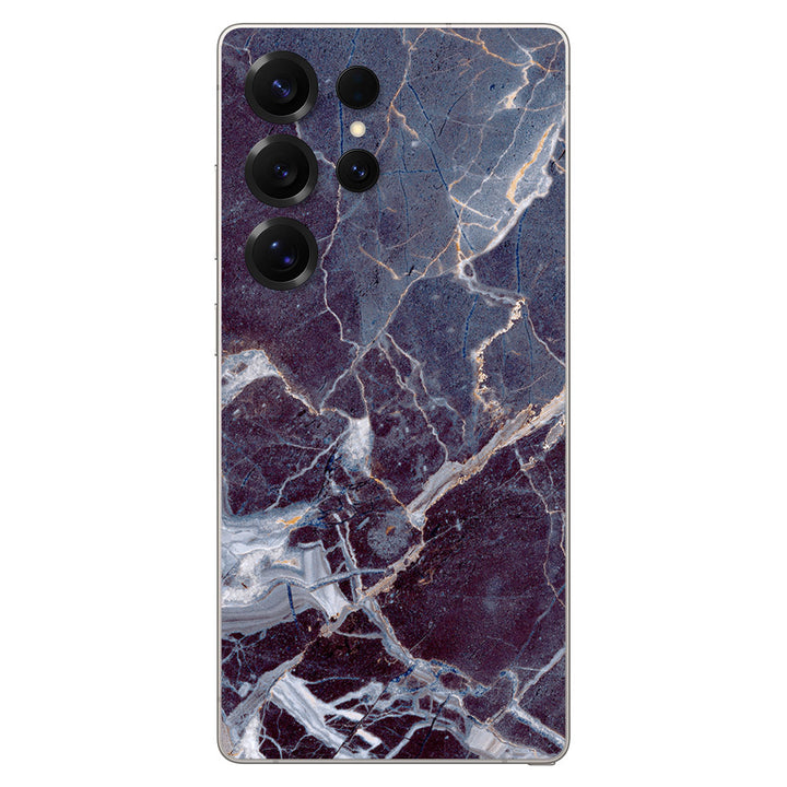 Galaxy S25 Ultra Marble Series Dark Blue Skin