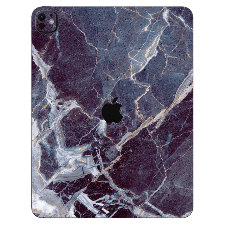 iPad Pro 13" M4 Marble Series Dark Blue Skin