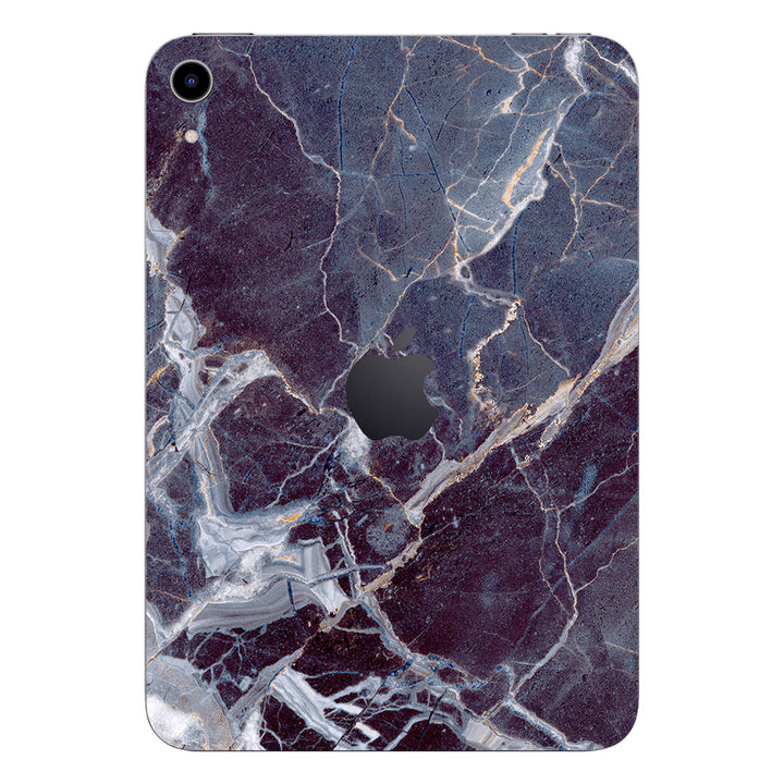 iPad Mini 7 (A17 Pro) Marble Series Dark Blue Skin