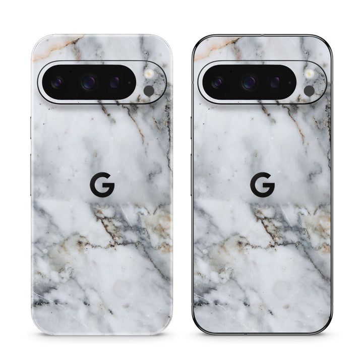 Pixel 9 Pro Marble Series Gray Skin