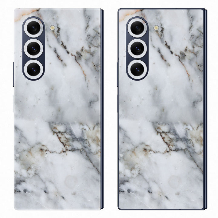 Galaxy Z Fold 6 Marble Series Gray Skin