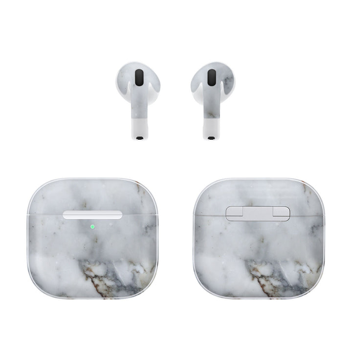 AirPods 4 Marble Series Gray Skin