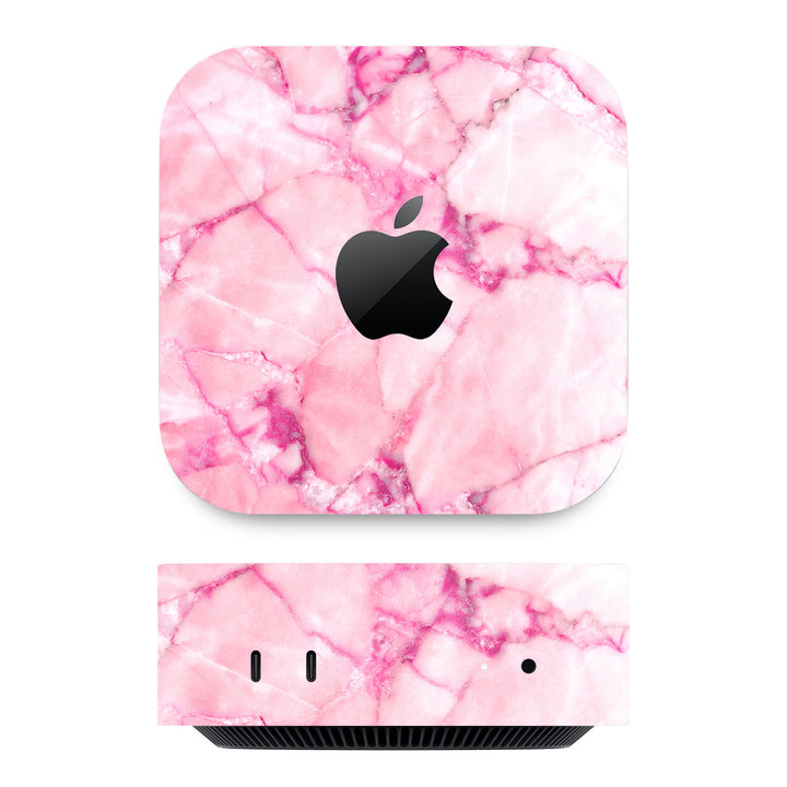 Mac Mini M4 Marble Series Pink Skin