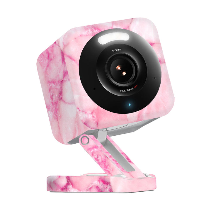 Wyze Cam v4 Marble Series Pink Skin