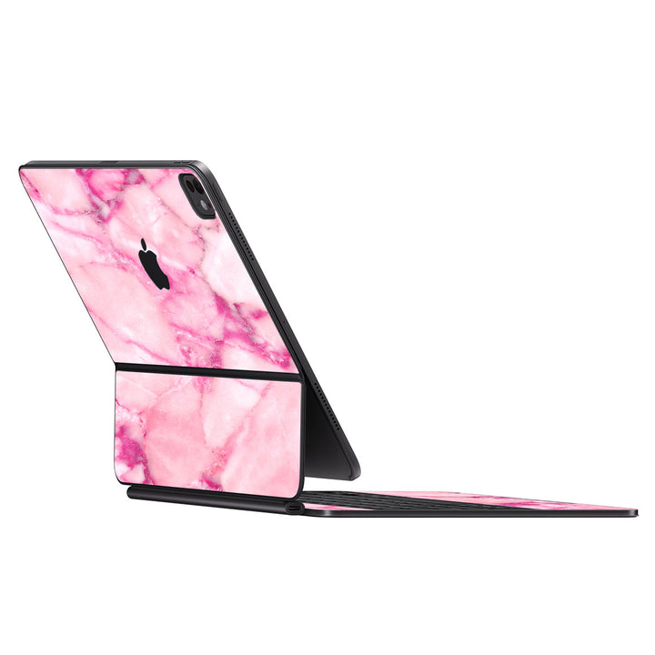 Magic Keyboard for iPad Pro 13" (M4) Marble Series Pink Skin