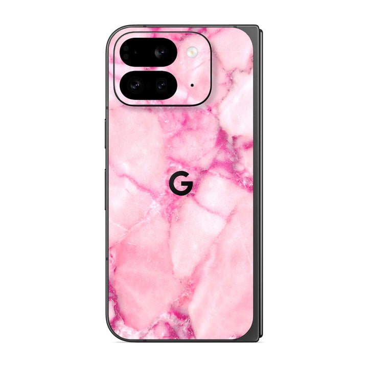 Pixel 9 Pro Fold Marble Series Pink Skin