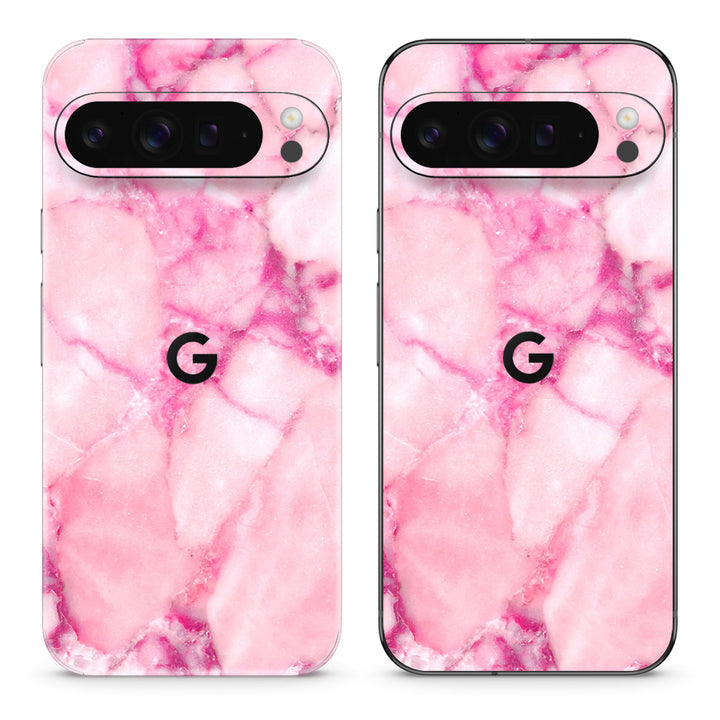 Pixel 9 Pro XL Marble Series Pink Skin