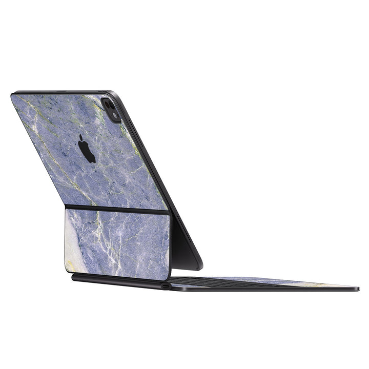 Magic Keyboard for iPad Pro 13" (M4) Marble Series Too Blue Skin