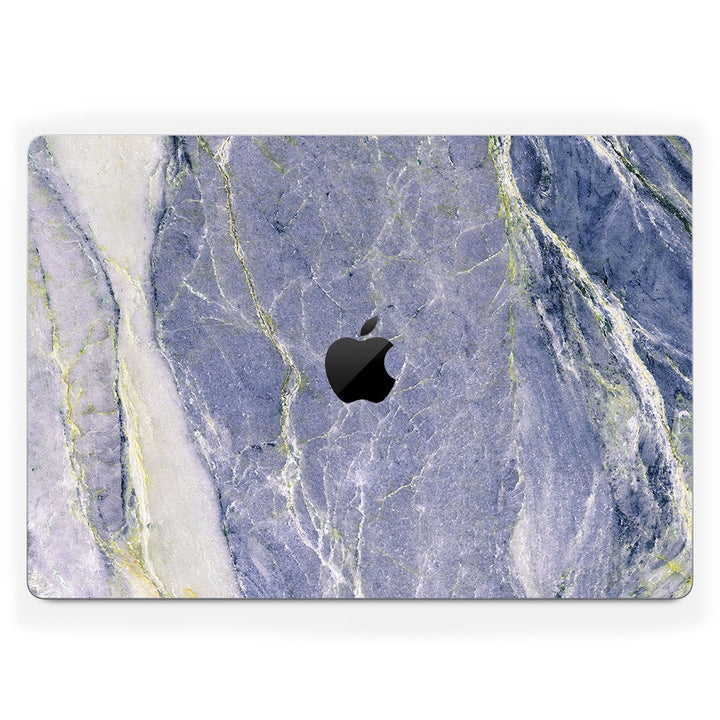 MacBook Pro 16" (2024 M4) Marble Series Too Blue Skin