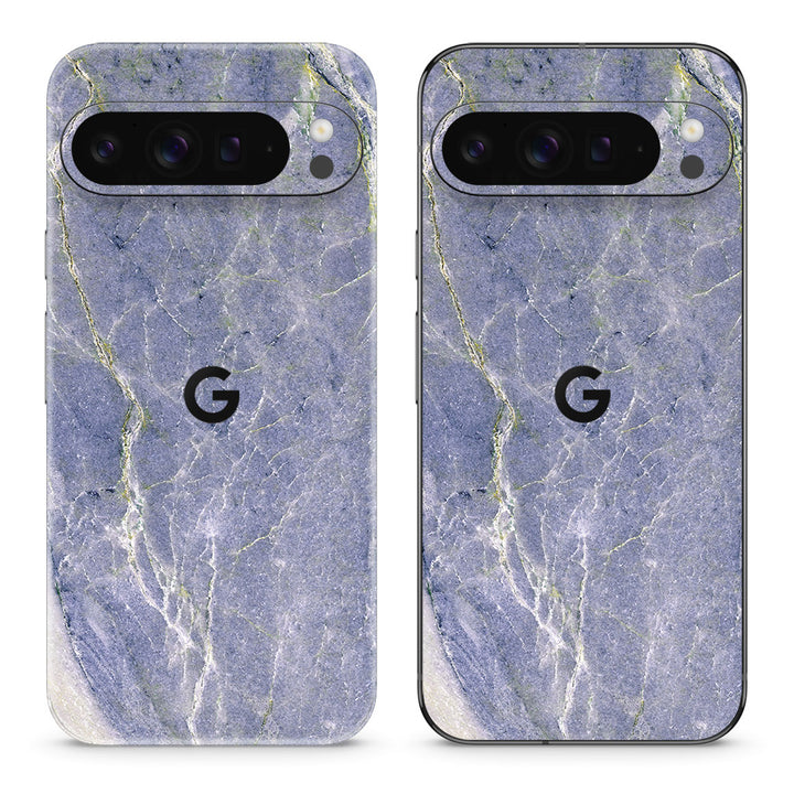 Pixel 9 Pro XL Marble Series Too Blue Skin