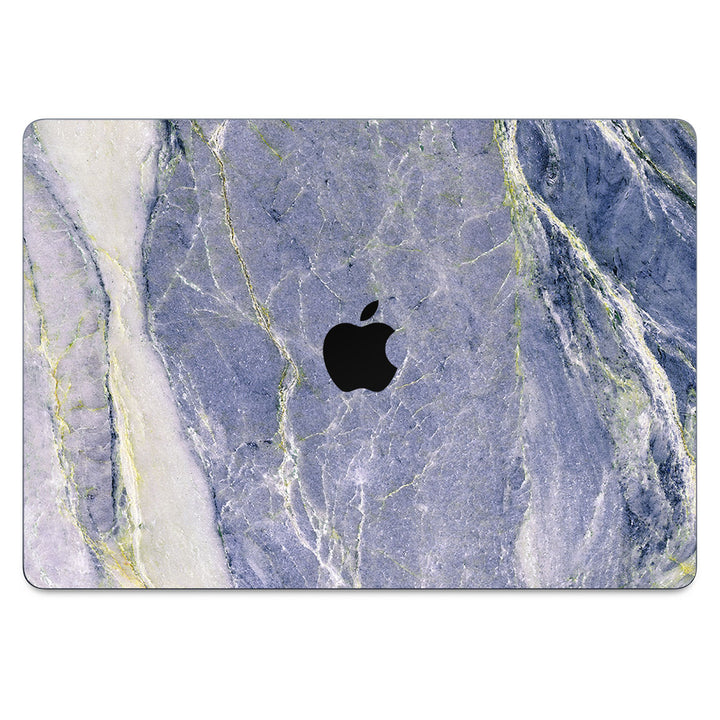 MacBook Air 15” (2025 M4) Marble Series Too Blue Skin