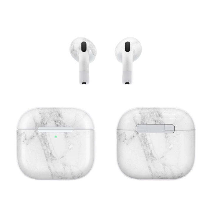 AirPods 4 Marble Series White Skin