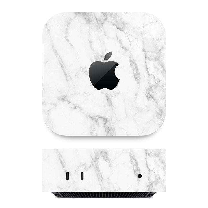 Mac Mini M4 Marble Series White Skin