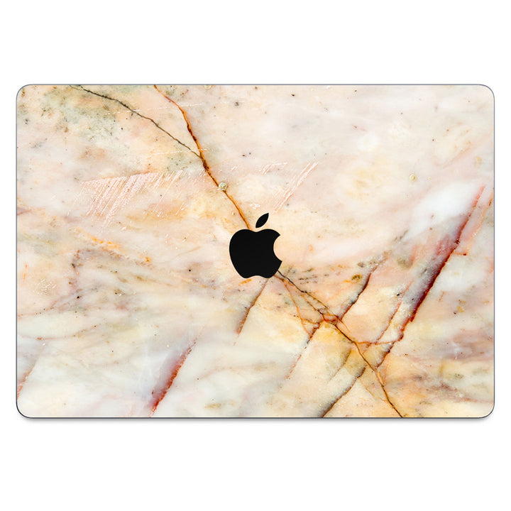 MacBook Air 15” (2025 M4) Marble Series Yellow Skin