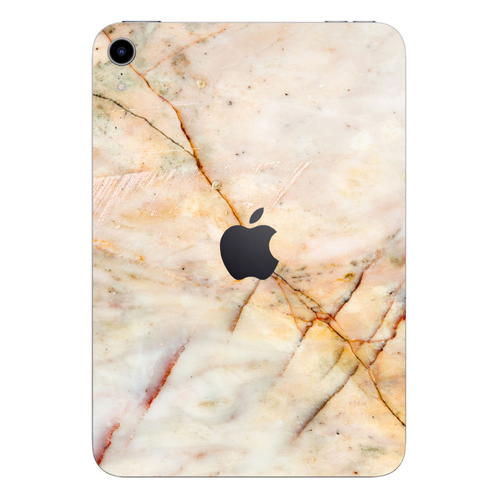 iPad Mini 7 (A17 Pro) Marble Series Yellow Skin