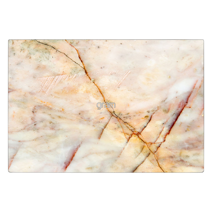 LG Gram 15.6-inch Marble Series Yellow Skin