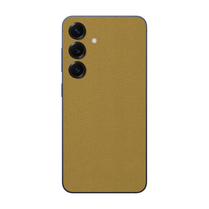 Galaxy S25 Metal Series Gold Skin