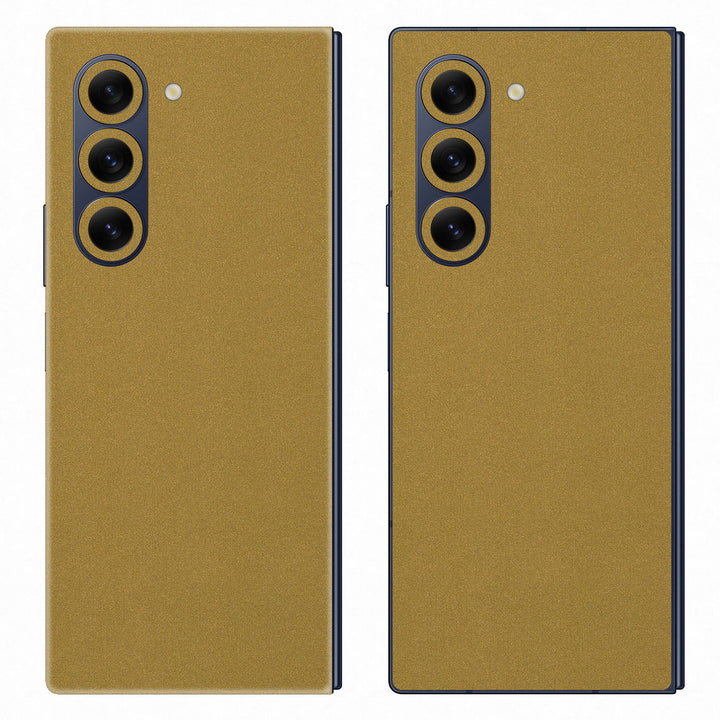 Galaxy Z Fold 6 Metal Series Gold Skin