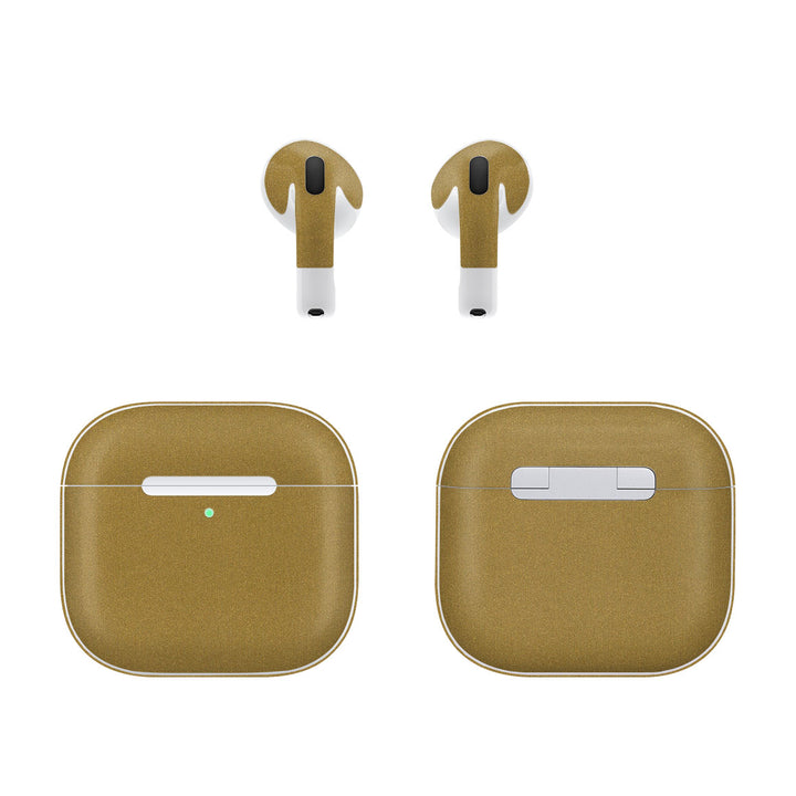 AirPods 4 Metal Series Gold Skin